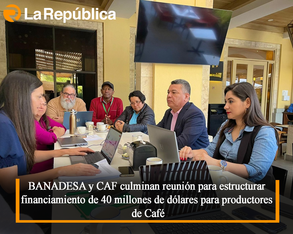 BANADESA y CAF culminan reunión para estructurar financiamiento de 40 millones de dólares para productores de Café - Cover Image